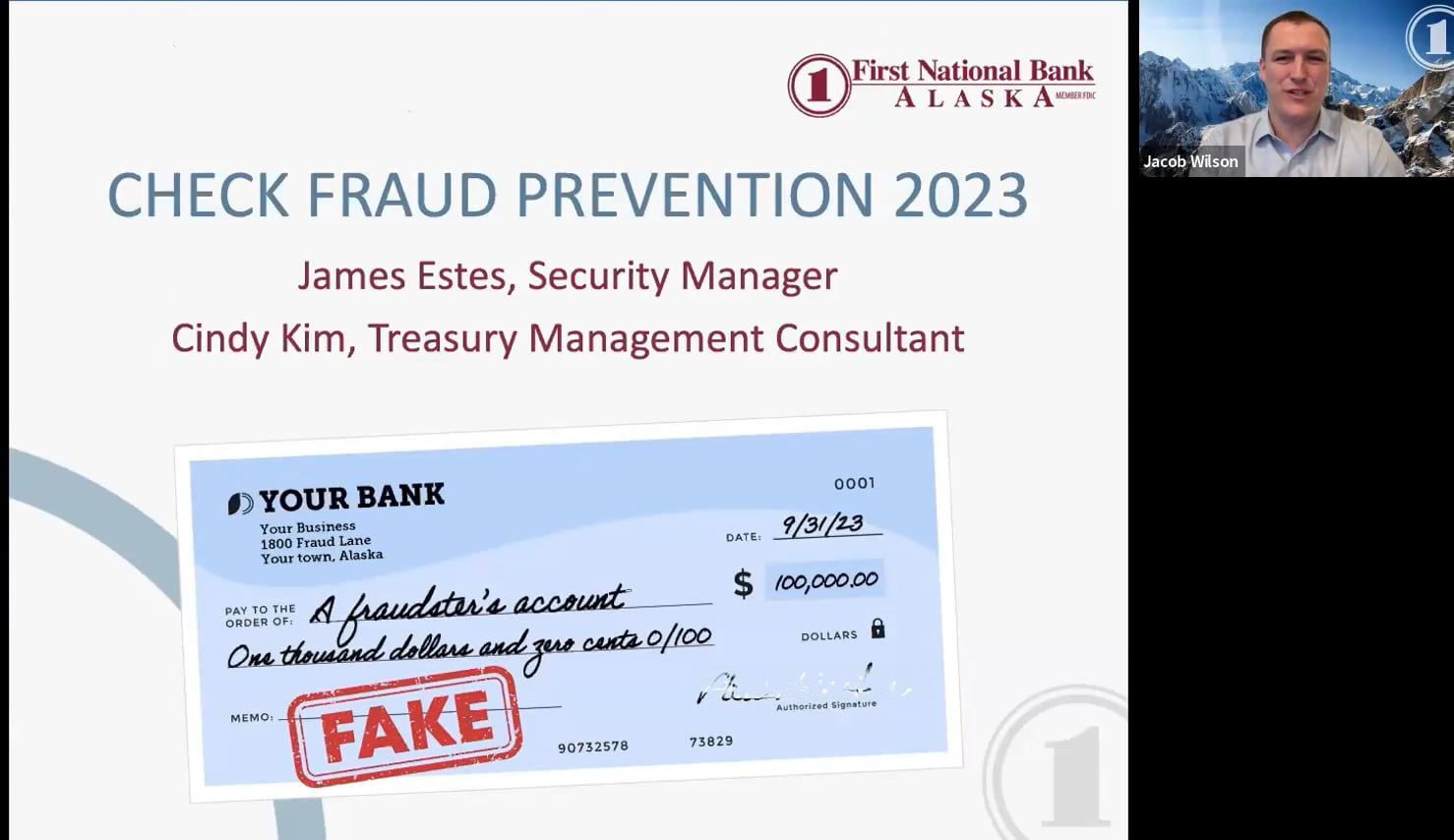 Check Fraud Prevention 2023